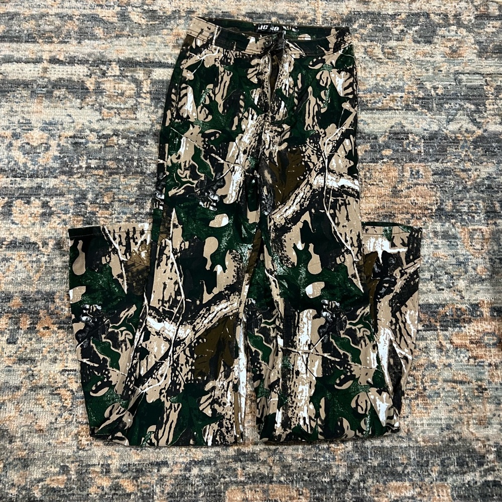 Camo women pants bell bottoms